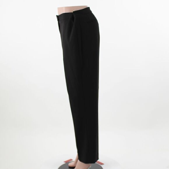 Anne Klein Cropped Straight-Leg Pants Anne Black - Picture 4 of 5